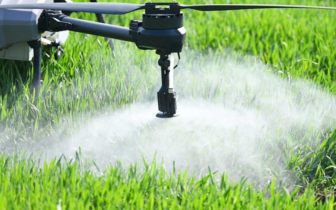 Drone spraying